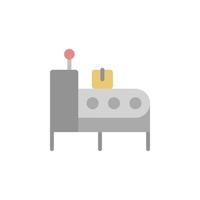 Conveyor, manufacturing vector icon illustration