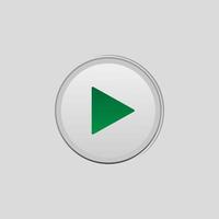 play button colored vector icon illustration