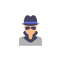 hacker vector icon illustration