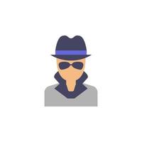 hacker vector icon illustration