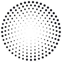 Abstract circle dotted background vector illustration