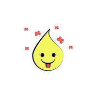 emoji tongue vector icon illustration