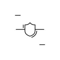 Safe, security, networking vector icon illustration