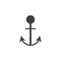 anchor vector icon illustration