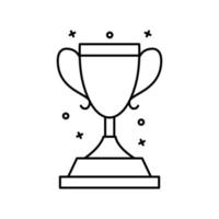 Award, cup, winner vector icon illustration