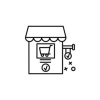 Commerce shopping product vector icon illustration