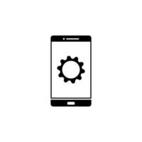 phone setup vector icon illustration