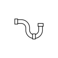 pipe vector icon illustration