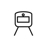 un tren vector icono ilustración