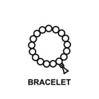 bracelet vector icon illustration