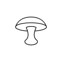 mushroom vector icon illustration