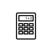 calculator vector icon illustration