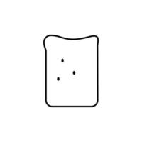 tostadas vector icono ilustración