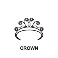 crown vector icon illustration