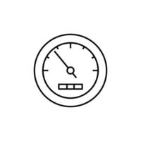 Speedometer, car vector icon illustration