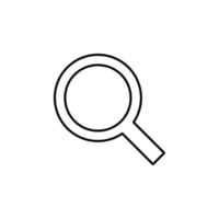 search sign vector icon illustration