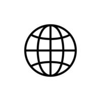 globe vector icon illustration