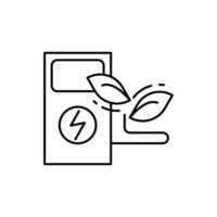 Eco fuel, leafs vector icon illustration