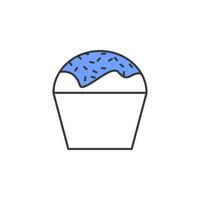 cake vector icon illustration