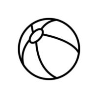 pelota, juguete vector icono ilustración