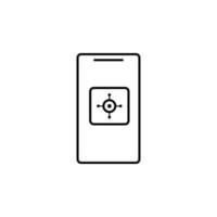 safe in mobile banking vector icon illustration