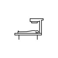 patient bed, apparatuses vector icon illustration