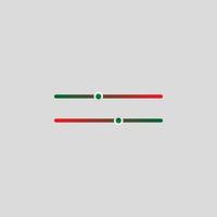 bar level buttons colored vector icon illustration