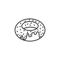 donut vector icon illustration