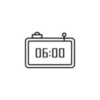 Smart clock timer vector icon illustration