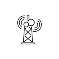 tower, industry, energy vector icon illustration