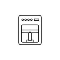 Fire alarm, firefighter vector icon illustration