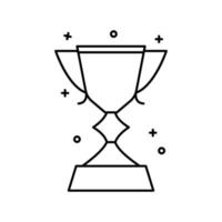 Award, trophy, cup vector icon illustration