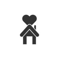 Charity, architecture and household vector icon illustration