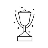 Award, cup, winner vector icon illustration