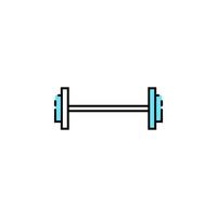 Dumbbell, gym, fitness, sport vector icon illustration