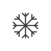 snowflake vector icon illustration