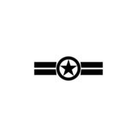 star in a circle vector icon illustration