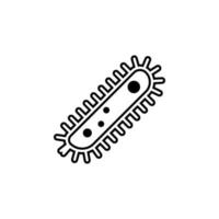 microbe vector icon illustration