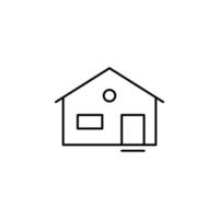 house vector icon illustration