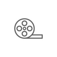 Movie film vector icon illustration