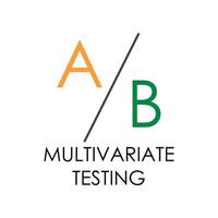 colored multivariate testing vector icon illustration