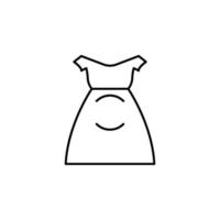 Maternity, clothe vector icon illustration