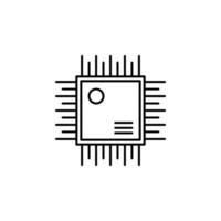 Circuit, controller vector icon illustration