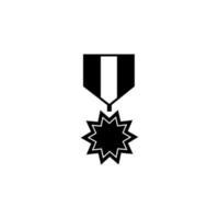 militar medalla vector icono ilustración