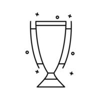 Award, cup, champion vector icon illustration