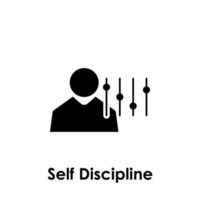 mixer, businessman, self discipline vector icon illustration