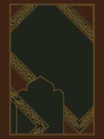 Islamic Book Cover Design al quran vector