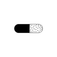 pill vector icon illustration