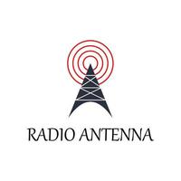 colored radio antenna vector icon illustration