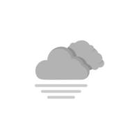 Cloud swarm fog vector icon illustration